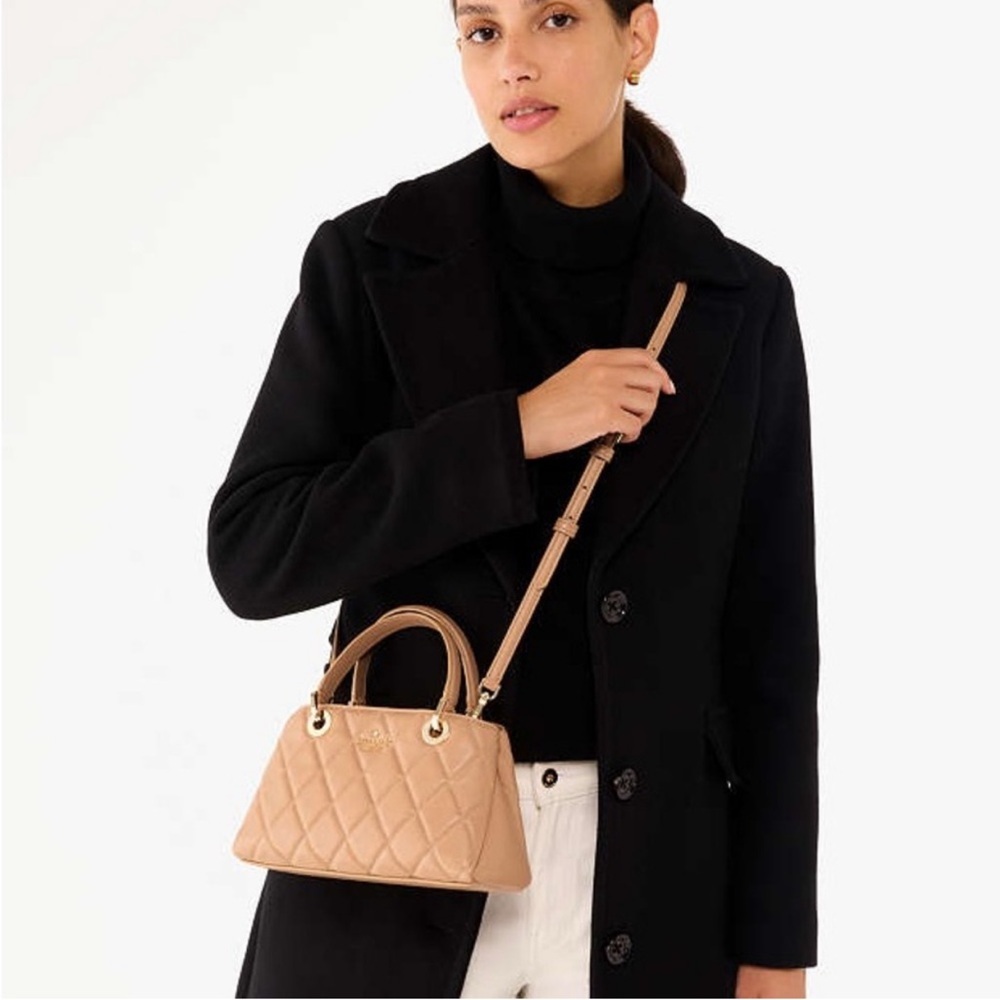 Kate Spade Carey Small Quilted Sullivan Satchel Crossbody - Picture 4 of 4